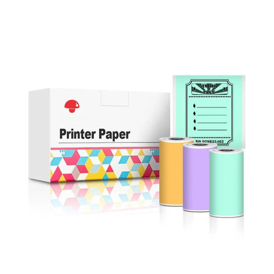 thermal sticker paper - colored